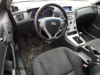 2010 Hyundai Genesis Coupe Premium with VIN KMHHT6KD1AU021037, listed as a Copart auction lot 80195994 with 174,463 mi miles and Salvage title. Bid and sale history available at DreamBid. Image 8.