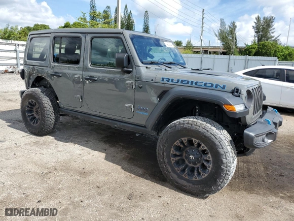 2022 Jeep Wrangler 4xe Unlimited Rubicon with VIN 1C4JJXR62NW189370, listed as a Copart auction lot 64987624 with 38,277 mi miles and Clean Title. Bid and sale history available at carsss.com. Image 4.