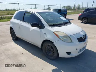 2007 Toyota Yaris with VIN JTDJT923875071287, listed as a IAAI auction lot 41996873 with 184,647 mi miles. Bid and sale history available at carsss.com. Image 1.