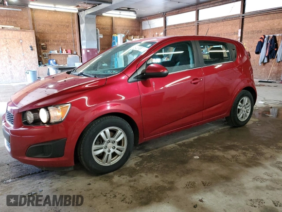 2016 Chevrolet Sonic LT with VIN 1G1JC6SG9G4163170, listed as a Copart auction lot 54338835 with 151,500 mi miles and Clean Title. Bid and sale history available at carsss.com. Image 1.
