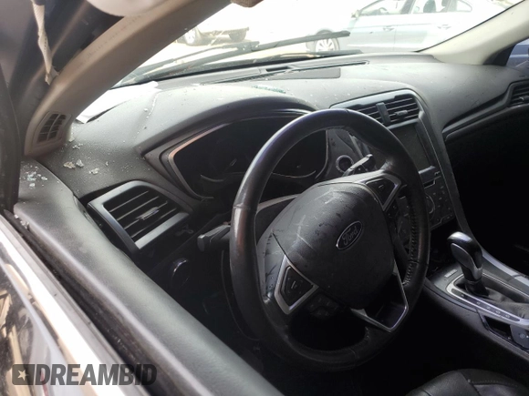 2014 Ford Fusion Titanium with VIN 3FA6P0K91ER276850, listed as a Copart auction lot 52452995 with 0 mi miles and Salvage Title. Bid and sale history available at carsss.com. Image 9.