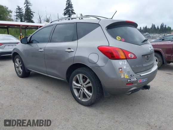 2009 Nissan Murano S with VIN JN8AZ18W59W157336, listed as a IAAI auction lot 42121617 with 151,087 mi miles and . Bid and sale history available at carsss.com. Image 3.