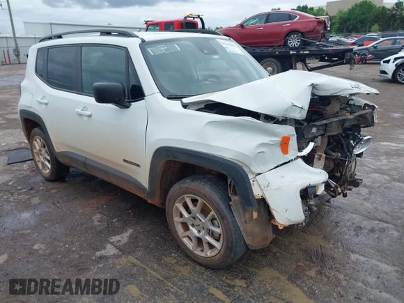 2022 Jeep Renegade Latitude with VIN ZACNJDB18NPN89443, listed as a IAAI auction lot 42161861 with 98,914 mi miles and . Bid and sale history available at DreamBid. Image 1.