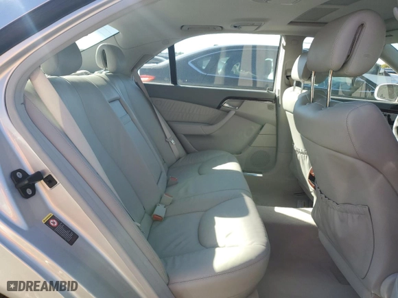 2006 Mercedes-Benz S-Class 5.0L with VIN WDBNG75J06A483468, listed as a Copart auction lot 74418814 with 36,623 mi miles and Salvage Title. Bid and sale history available at carsss.com. Image 10.