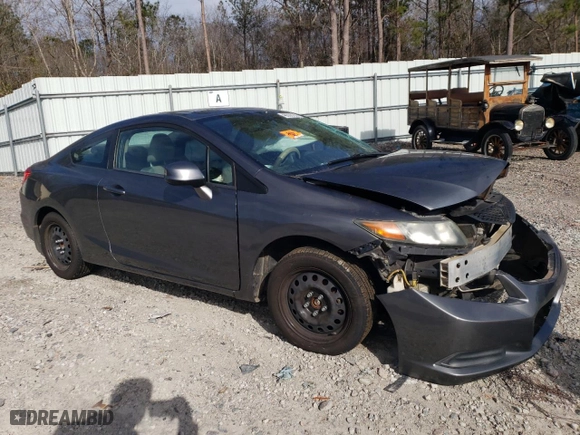 2012 Honda Civic Cpe EX with VIN 2HGFG3B8XCH523490, listed as a Copart auction lot 46526735 with 0 mi miles and Salvage Title. Bid and sale history available at carsss.com. Image 4.