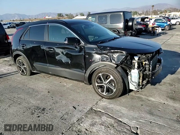 2023 Kia Niro EX with VIN KNDCR3LE9P5076681, listed as a Copart auction lot 42522465 with 56,896 mi miles and Salvage Title. Bid and sale history available at carsss.com. Image 11.