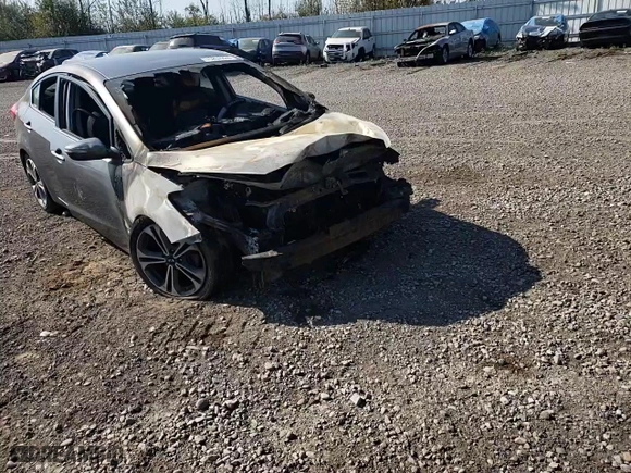 2015 Kia Forte EX with VIN KNAFX4A83F5373124, listed as a Copart auction lot 75257224 with 0 mi miles and Non Repairable. Bid and sale history available at carsss.com. Image 13.