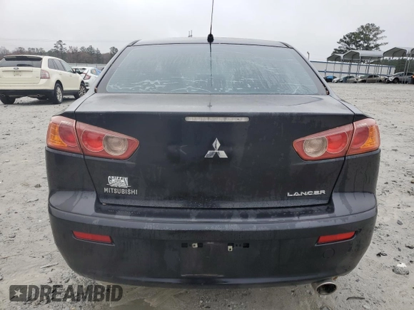 2009 Mitsubishi Lancer DE with VIN JA3AU16U59U045092, listed as a Copart auction lot 83911444 with 190,647 mi miles and Salvage Title. Bid and sale history available at carsss.com. Image 6.