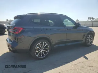 2022 BMW X3 M40i with VIN 5UX83DP06N9J37372, listed as a Copart auction lot 50807105 with 70,070 mi miles and Salvage Title. Bid and sale history available at carsss.com. Image 3.