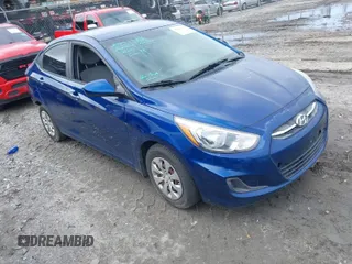 2016 Hyundai Accent SE with VIN KMHCT4AE1GU085810, listed as a IAAI auction lot 41881579 with 137,721 mi miles. Bid and sale history available at carsss.com. Image 1.