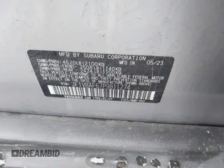 2023 Subaru WRX Premium с VIN JF1VBAF67P9811274, выставлен на аукционе IAAI как лот 42006118 с пробегом 30 528 миль миль и . История ставок и продаж доступна на DreamBid. Изображение 9.