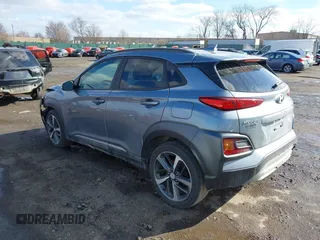 2020 Hyundai Kona Limited with VIN KM8K3CA58LU443078, listed as a IAAI auction lot 41510108 with 101,412 mi miles. Bid and sale history available at carsss.com. Image 3.