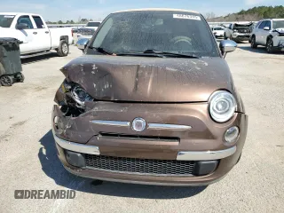 2012 FIAT 500 Pop with VIN 3C3CFFDR6CT108755, listed as a Copart auction lot 48676345 with 122,996 mi miles and Salvage Title. Bid and sale history available at carsss.com. Image 5.