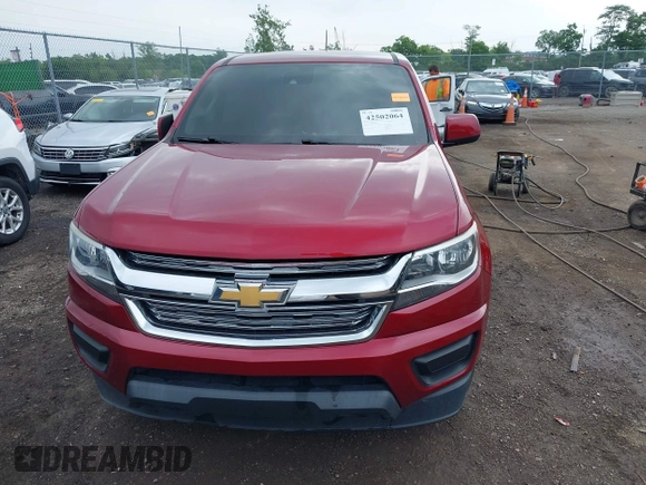 2017 Chevrolet Colorado 4WD LT with VIN 1GCGTCEN9H1227995, listed as a IAAI auction lot 42502064 with 61,271 mi miles and . Bid and sale history available at DreamBid. Image 13.