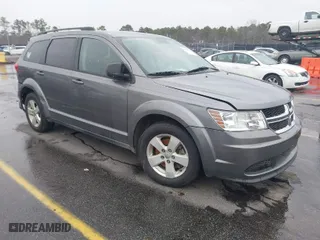 2013 Dodge Journey SE with VIN 3C4PDCAB4DT500983, listed as a IAAI auction lot 41605766 with 222,196 mi miles. Bid and sale history available at carsss.com. Image 1.