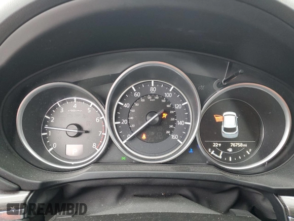 2018 Mazda CX-5 S Premium with VIN JM3KFBDM5J1378978, listed as a Copart auction lot 41803245 with 76,758 mi miles and Salvage Title. Bid and sale history available at DreamBid. Image 9.
