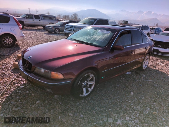2000 BMW 5 Series 528iA with VIN WBADM634XYGU22333, listed as a Copart auction lot 42828925 with 182,510 mi miles and Salvage Title. Bid and sale history available at carsss.com. Image 1.