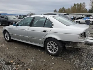 2003 BMW 5 Series 525iA with VIN WBADT43463G033124, listed as a Copart auction lot 72507464 with 0 mi miles and Salvage Title. Bid and sale history available at carsss.com. Image 2.