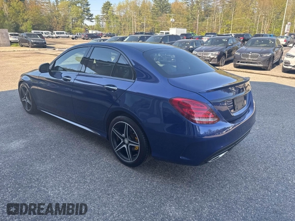 2017 Mercedes-Benz C 300 with VIN 55SWF4KB2HU206186, listed as a IAAI auction lot 42258607 with 141,325 mi miles and . Bid and sale history available at DreamBid. Image 3.