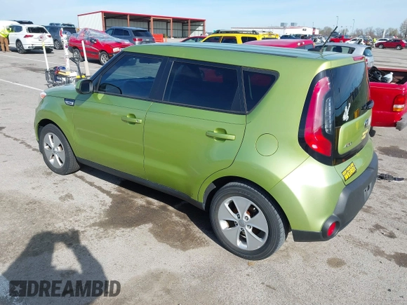 2015 Kia Soul with VIN KNDJN2A26F7765246, listed as a IAAI auction lot 41869048 with 111,657 mi miles. Bid and sale history available at carsss.com. Image 3.
