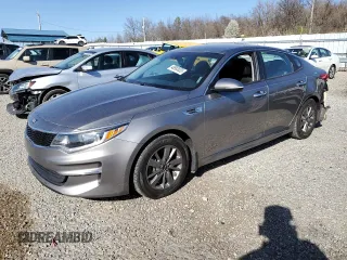 2016 Kia Optima LX Turbo with VIN 5XXGT4L18GG058125, listed as a Copart auction lot 48983835 with 241,533 mi miles and Salvage Title. Bid and sale history available at carsss.com. Image 1.