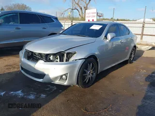 2013 Lexus IS 250 with VIN JTHBF5C21D5186804, listed as a IAAI auction lot 41915523 with 138,059 mi miles. Bid and sale history available at carsss.com. Image 2.