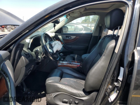 2011 Infiniti FX with VIN JN8BS1MW3BM760253, listed as a Copart auction lot 62412525 with Not provided miles and Salvage title. Bid and sale history available at DreamBid. Image 7.
