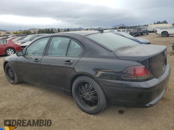 2003 BMW 7 Series 745i with VIN WBAGL63463DP64498, listed as a Copart auction lot 82183384 with 120,003 mi miles and Clean title. Bid and sale history available at DreamBid. Image 2.
