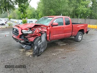 2019 Toyota Tacoma SR with VIN 5TFSX5EN6KX066696, listed as a Copart auction lot 58836915 with 57,780 mi miles and Salvage title. Bid and sale history available at DreamBid. Image 1.