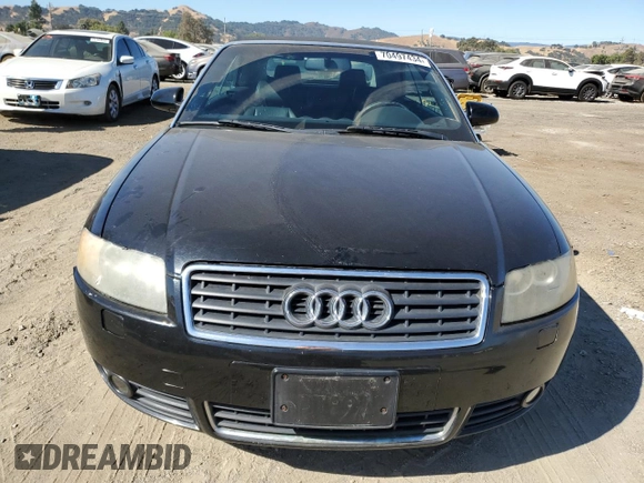 2004 Audi A4 1.8T with VIN WAUAC48H84K012238, listed as a Copart auction lot 70497434 with 106,292 mi miles and Salvage Title. Bid and sale history available at carsss.com. Image 5.