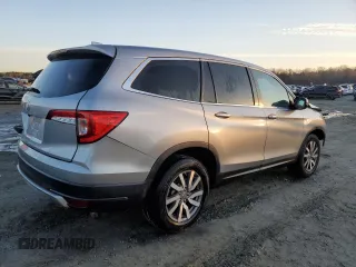 2020 Honda Pilot EX-L with VIN 5FNYF5H51LB026045, listed as a Copart auction lot 87933045 with 0 mi miles and Salvage Title. Bid and sale history available at carsss.com. Image 3.