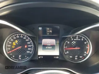 2017 Mercedes-Benz C 43 AMG with VIN 55SWF6EB3HU186733, listed as a Copart auction lot 44679185 with 47,889 mi miles and Salvage Title. Bid and sale history available at DreamBid. Image 9.
