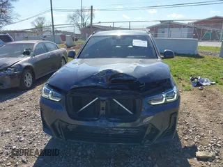 2022 BMW X3 sDrive30i with VIN 5UX43DP03N9L02180, listed as a IAAI auction lot 41879748 with 53,340 mi miles. Bid and sale history available at carsss.com. Image 6.