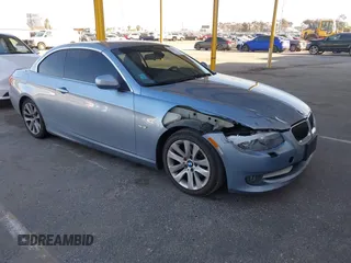 2011 BMW 3 Series 328i with VIN WBADW3C58BE541521, listed as a IAAI auction lot 41631382 with 112,396 mi miles. Bid and sale history available at carsss.com. Image 1.