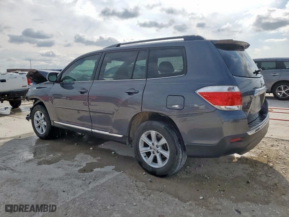 2013 Toyota Highlander with VIN 5TDZK3EH3DS124798, listed as a Copart auction lot 50792125 with 119,225 mi miles and Salvage Title. Bid and sale history available at carsss.com. Image 2.