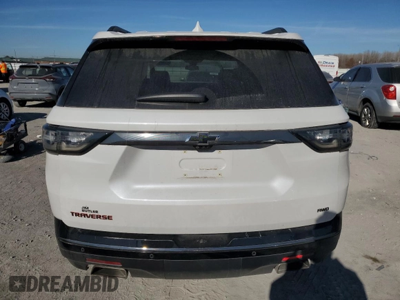 2020 Chevrolet Traverse Premier with VIN 1GNEVKKW4LJ169724, listed as a Copart auction lot 76308643 with 51,670 mi miles. Bid and sale history available at carsss.com. Image 6.