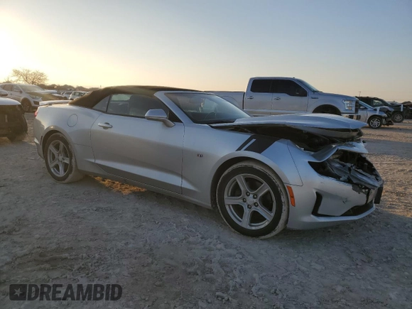 2019 Chevrolet Camaro 1LT with VIN 1G1FB3DS0K0127084, listed as a Copart auction lot 43283505 with 66,786 mi miles and Salvage Title. Bid and sale history available at carsss.com. Image 4.