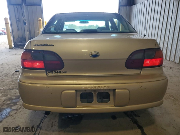 2003 Chevrolet Malibu with VIN 1G1ND52J13M593371, listed as a Copart auction lot 53184755 with 126,021 mi miles and Salvage Title. Bid and sale history available at carsss.com. Image 6.