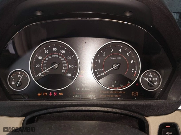 2014 BMW 4 Series 435i xDrive with VIN WBA3R5C57EK187561, listed as a IAAI auction lot 41722571 with 79,681 mi miles. Bid and sale history available at carsss.com. Image 7.