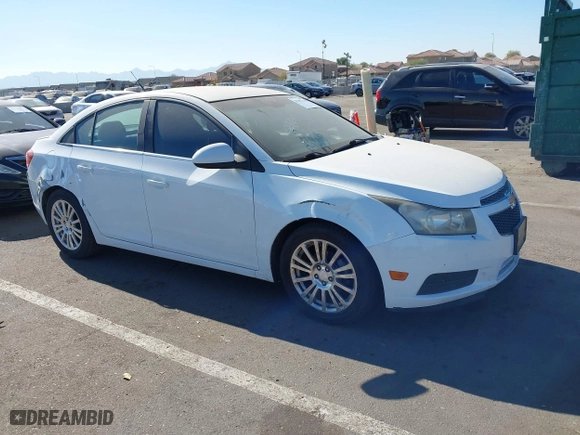 2013 Chevrolet Cruze ECO with VIN 1G1PJ5SB7D7265088, listed as a IAAI auction lot 41387148 with 141,881 mi miles. Bid and sale history available at carsss.com. Image 1.