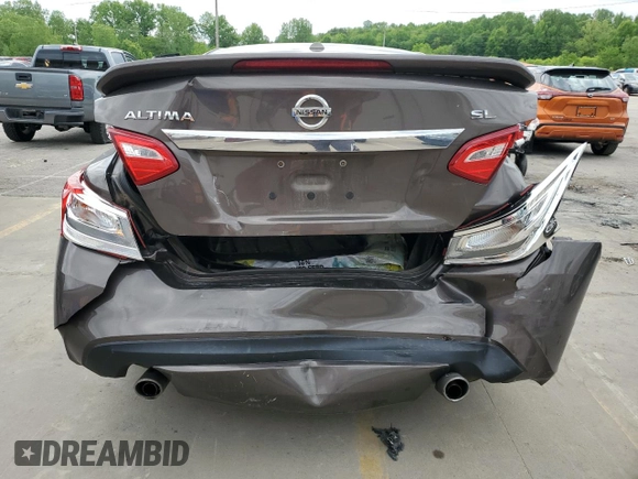 2017 Nissan Altima SL with VIN 1N4AL3AP3HC236361, listed as a Copart auction lot 55932585 with 195,303 mi miles and Salvage title. Bid and sale history available at DreamBid. Image 6.