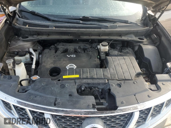 2014 Nissan Murano S with VIN JN8AZ1MW9EW505235, listed as a Copart auction lot 48515615 with 141,894 mi miles and Clean Title. Bid and sale history available at DreamBid. Image 12.