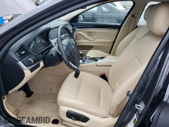 2014 BMW 5 Series 535i xDrive with VIN WBA5B3C59ED535866, listed as a Copart auction lot 50177875 with 143,373 mi miles and Salvage Title. Bid and sale history available at carsss.com. Image 7.