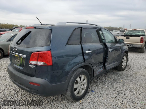 2011 Kia Sorento LX with VIN 5XYKT4A20BG158875, listed as a Copart auction lot 50928455 with 164,784 mi miles and Salvage Title. Bid and sale history available at DreamBid. Image 3.