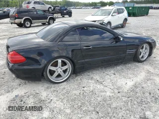 2005 Mercedes-Benz SL 500 z VIN WDBSK75F05F101325, wystawiony jako Copart lot #59639255 z przebiegiem Nie podano mil oraz Czysty tytuł • Clean title. Historia ofert i sprzedaży dostępna na DreamBid. Obrazek 3.