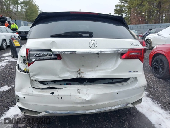 2019 Acura MDX Sport Hybrid w/Advance Pkg with VIN 5J8YD7H77KL000596, listed as a IAAI auction lot 41540974 with 89,378 mi miles. Bid and sale history available at carsss.com. Image 16.