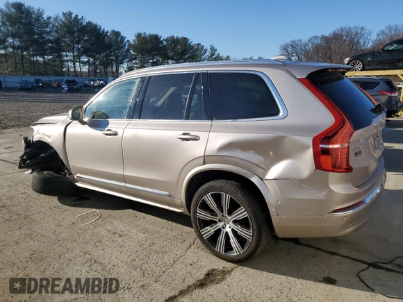 2023 Volvo XC90 with VIN YV40621A8P1969077, listed as a Copart auction lot 46645195 with Not Provided miles and Salvage Title. Bid and sale history available at DreamBid. Image 2.