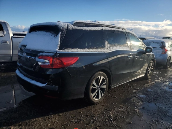 2019 Honda Odyssey Elite with VIN 5FNRL6H94KB048268, listed as a Copart auction lot 49153285 with 83325 miles and Salvage Title. Bid and sale history available at carsss.com. Image 3.