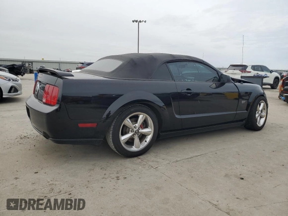 2006 Ford Mustang GT Deluxe with VIN 1ZVFT85H665222727, listed as a Copart auction lot 48214285 with 143,226 mi miles and Salvage Title. Bid and sale history available at carsss.com. Image 3.