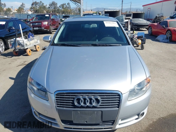 2007 Audi A4 with VIN WAUAH78EX7A114708, listed as a IAAI auction lot 41981163 with 163,508 mi miles and . Bid and sale history available at DreamBid. Image 12.